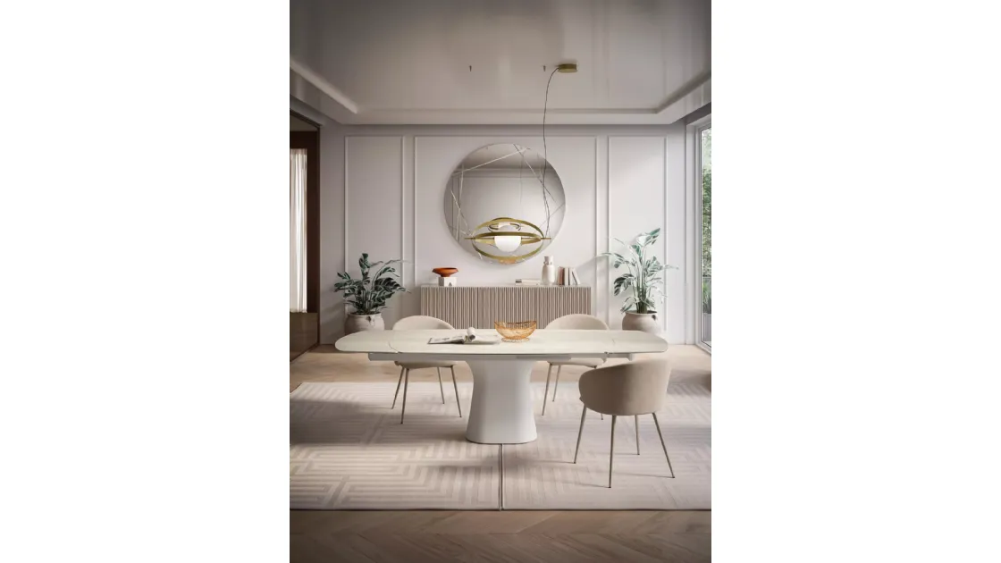 Podium extendable table by Bontempi.