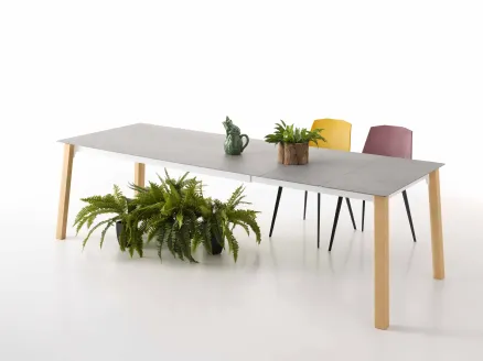 Extendable table Quadro Angoli Raggiati by Pointhouse