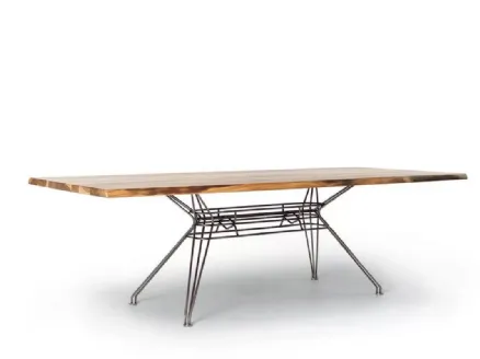 Solid wood Sander table by Bontempi