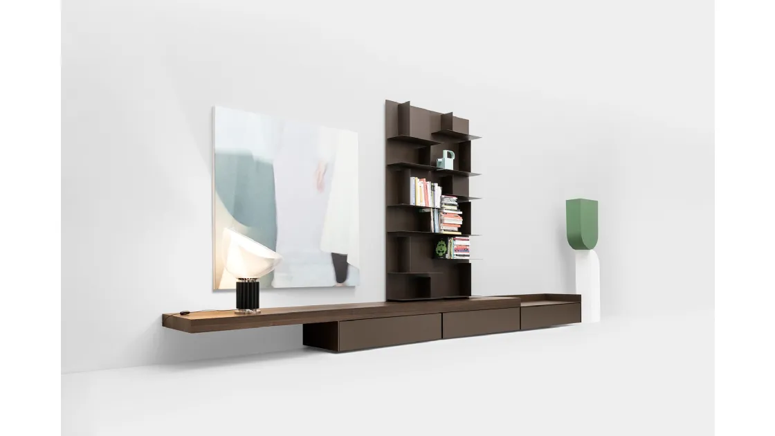 Avenue System Floor TV Stand by Kristalia.