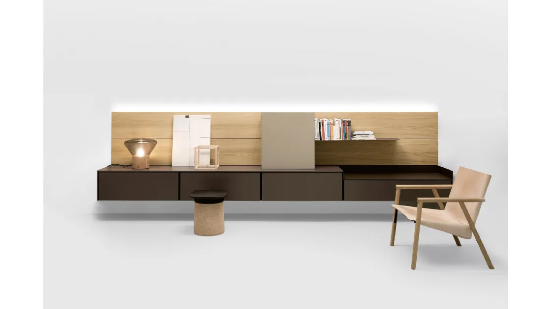 Mobile Porta Tv Avenue System Suspended by Kristalia