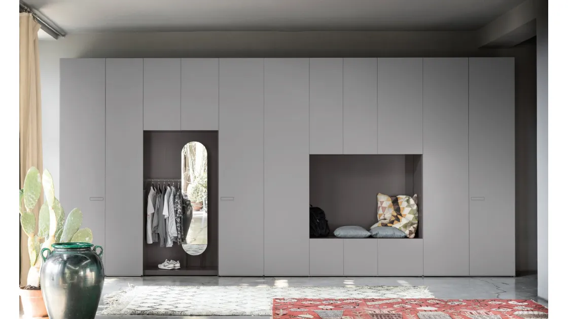Alpha Wardrobe with Niche by Novamobili