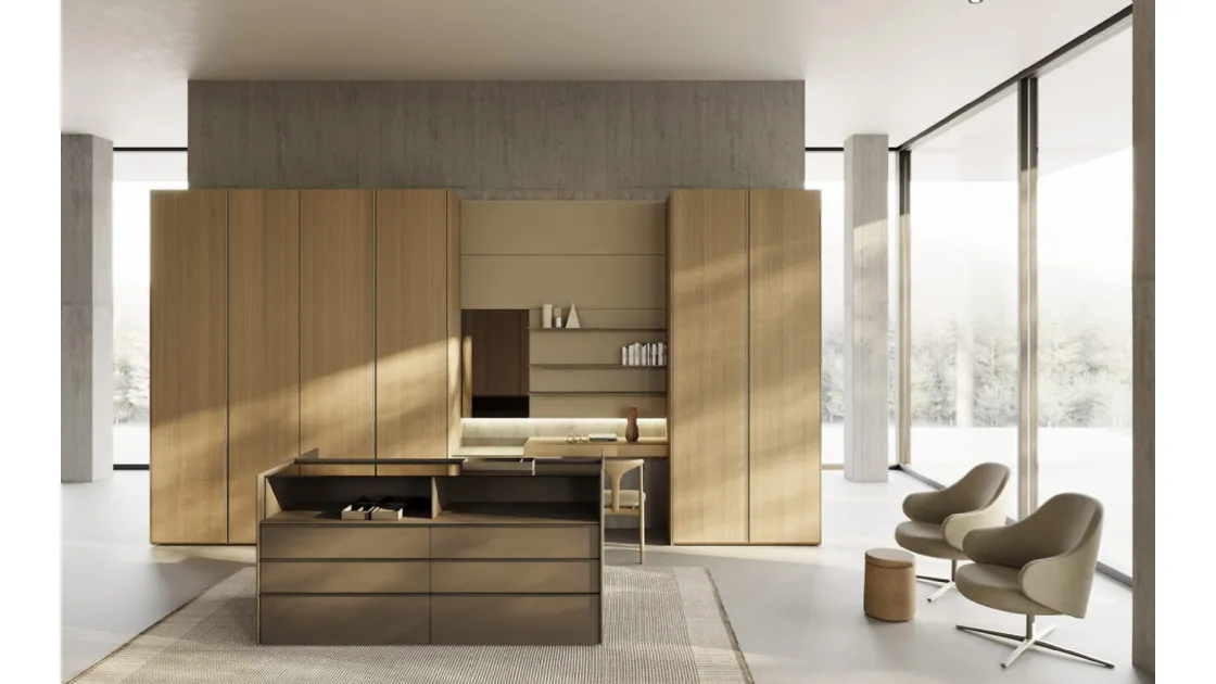 Air throat wardrobe by Kristalia