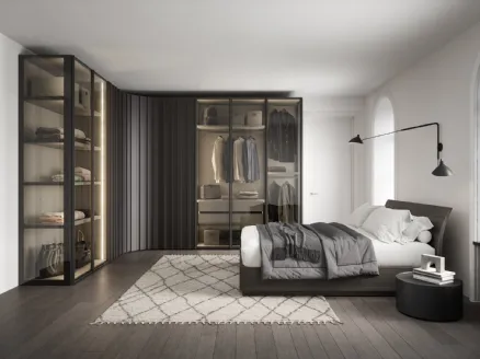 Perry corner wardrobe by Novamobili