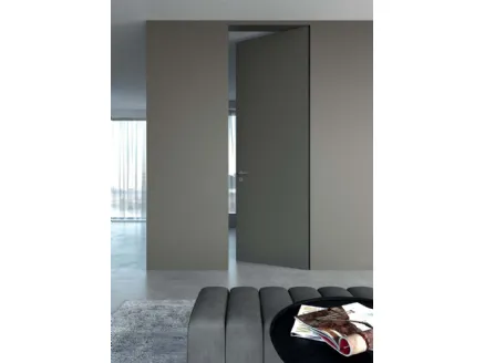 Internal flush-fitting door ESP Core in matte lacquered finish by Guzzini & Fontana.