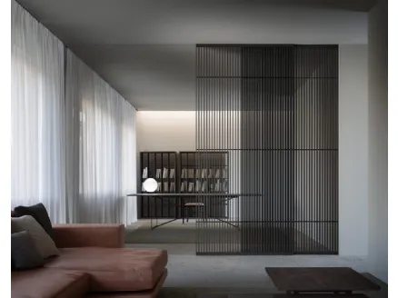 Sliding interior door in Forest aluminum by ADL