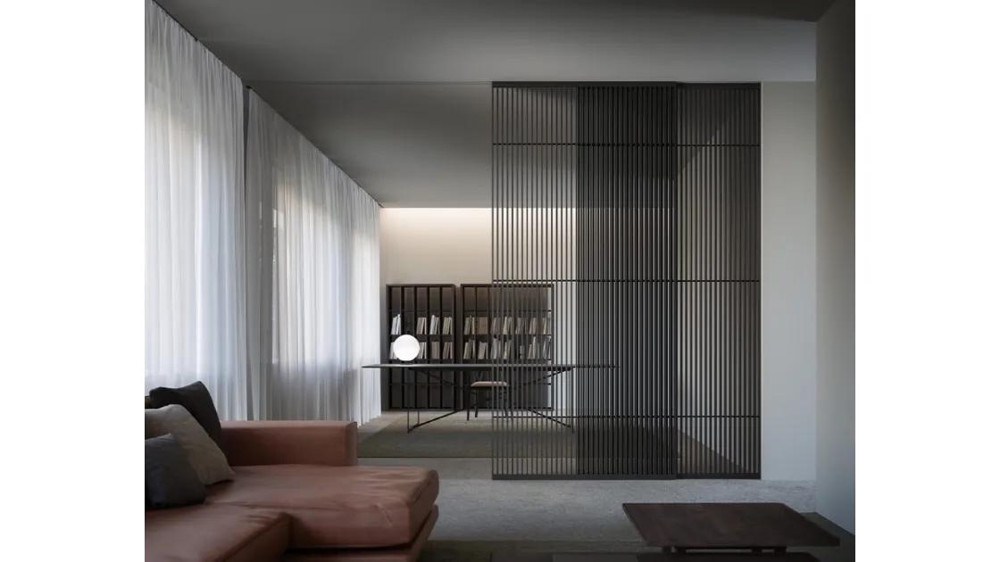 Sliding interior door in Forest aluminum by ADL