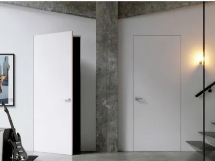 Gea Filo muro swinging interior door by Doal.