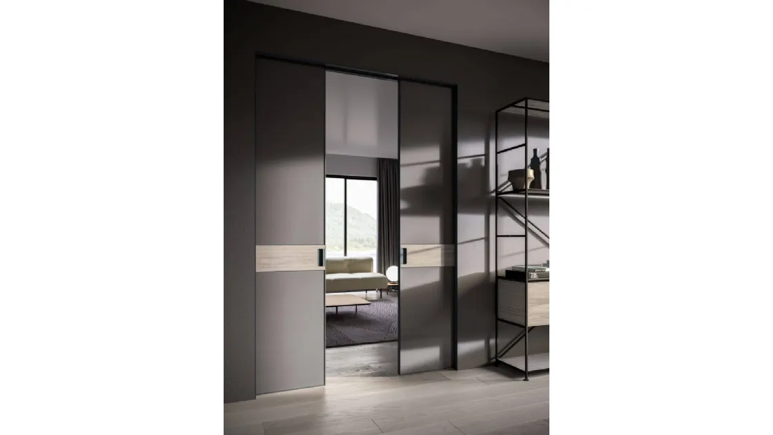 Interior sliding pocket door Materica by ADL.