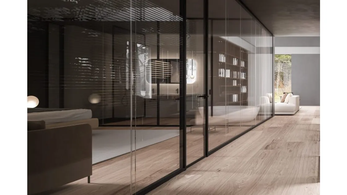 Mies double glass swing interior door by ADL