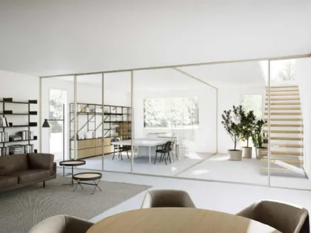 Interior sliding glass door Mies single by ADL.