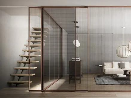 ADL Mythic Sliding Glass Interior Door with Aluminium Frame.