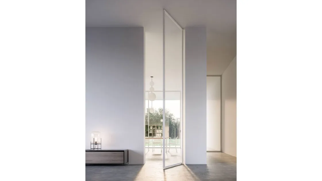 Quadra interior door with pivot opening by ADL.