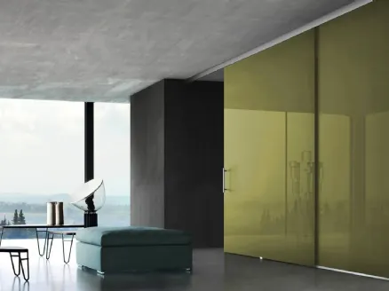 Door for indoor Tao Suspended in Doal Lacquered