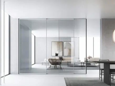 ADL's Wall Code Ipe sliding indoor door.