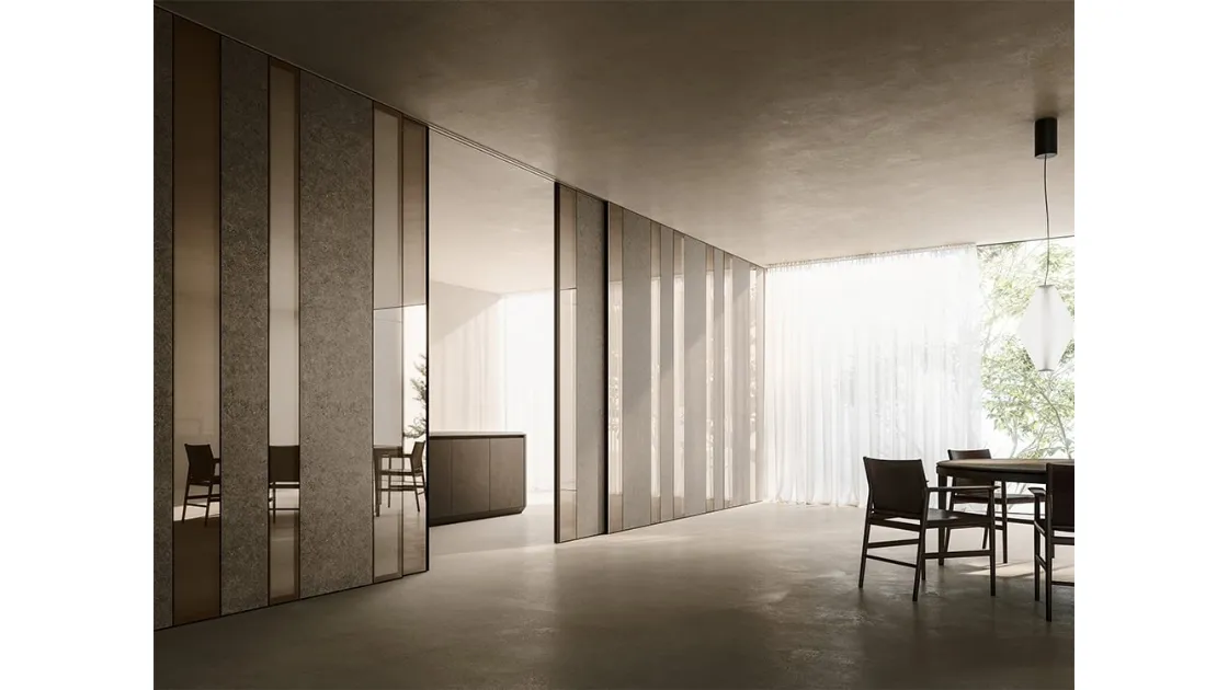 Sliding indoor door Wall Code Mimetica by ADL.