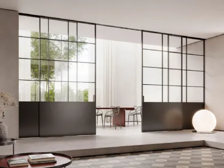 Zeus Suspended Lacquered Interior Door by Doal
