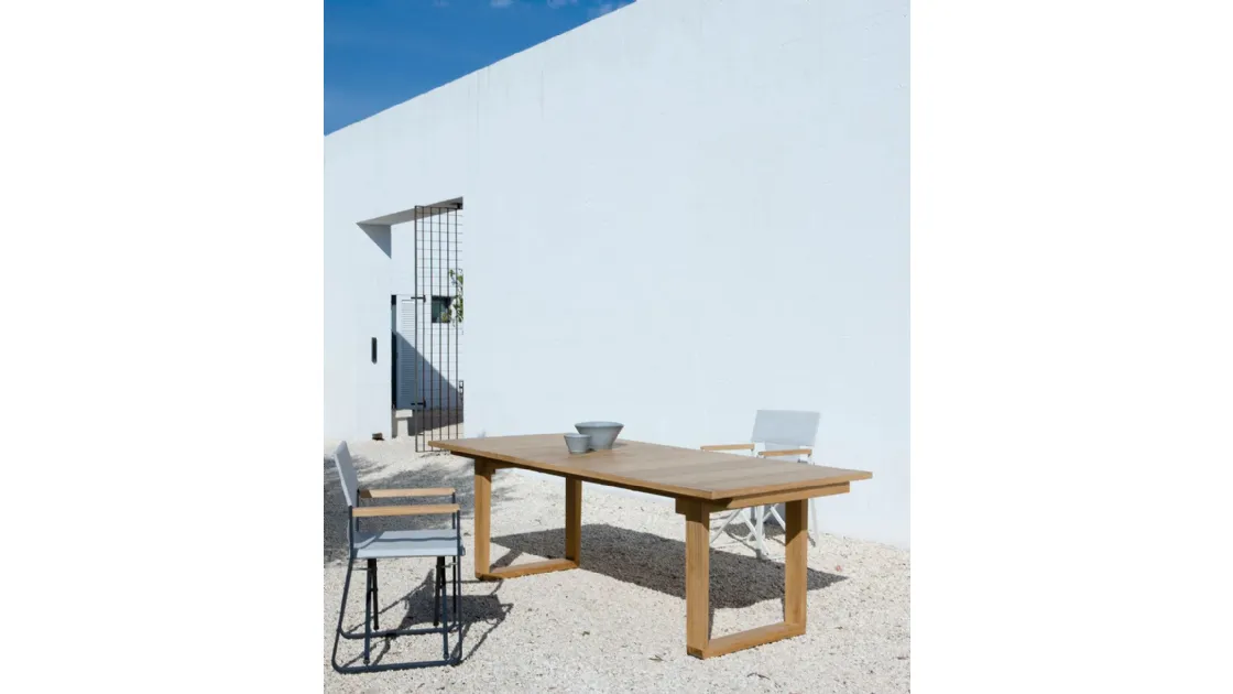 Cosette teak table by Unopiu.