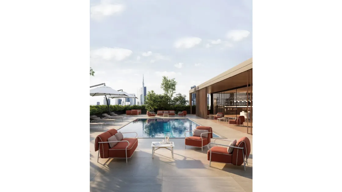 Outdoor furniture by Unopiù in Salò.